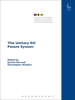 cover image of The Unitary EU Patent System